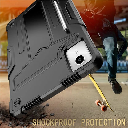 For Lenovo Tab M11 / Xiaoxin Pad 11 2024 Case Case T-Shaped Kickstand PC+Silicone Tablet Cover