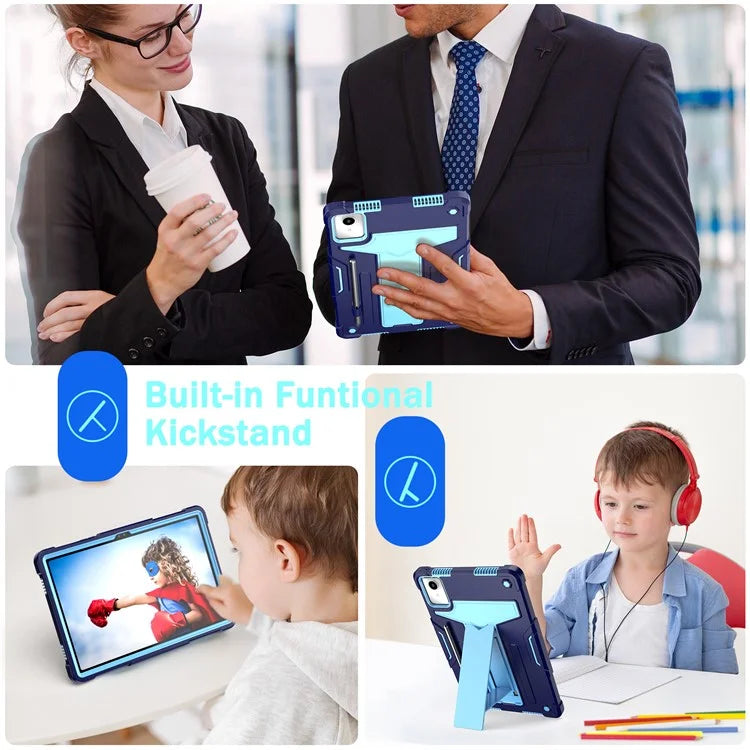 For Lenovo Tab M11 / Xiaoxin Pad 11 2024 Case Case T-Shaped Kickstand PC+Silicone Tablet Cover