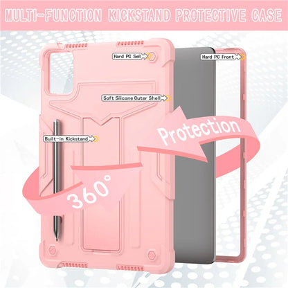 For Lenovo Tab M11 / Xiaoxin Pad 11 2024 Case Case T-Shaped Kickstand PC+Silicone Tablet Cover