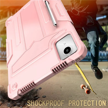 For Lenovo Tab M11 / Xiaoxin Pad 11 2024 Case Case T-Shaped Kickstand PC+Silicone Tablet Cover