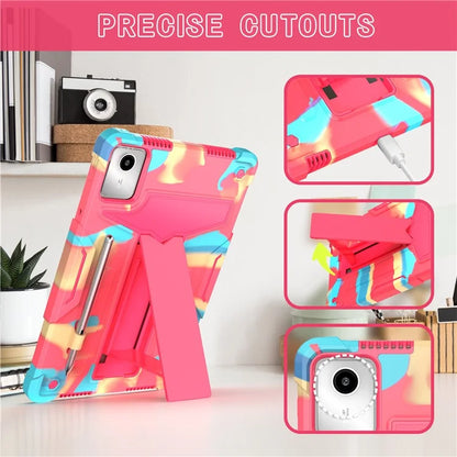 For Lenovo Tab M11 / Xiaoxin Pad 11 2024 Case Case T-Shaped Kickstand PC+Silicone Tablet Cover