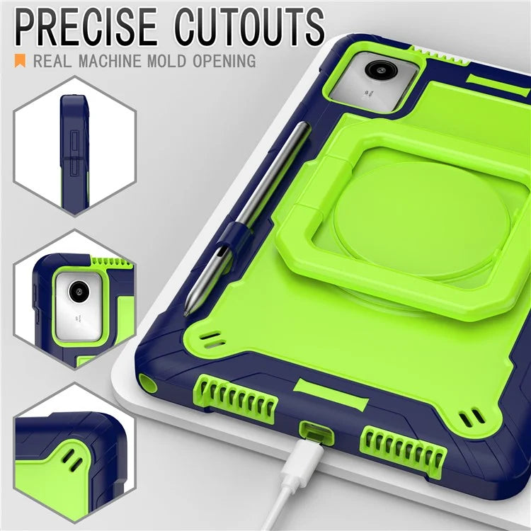 For Lenovo Tab M11 / Xiaoxin Pad 11 2024 Case Protective Kickstand Tablet Cover with Shoulder Strap