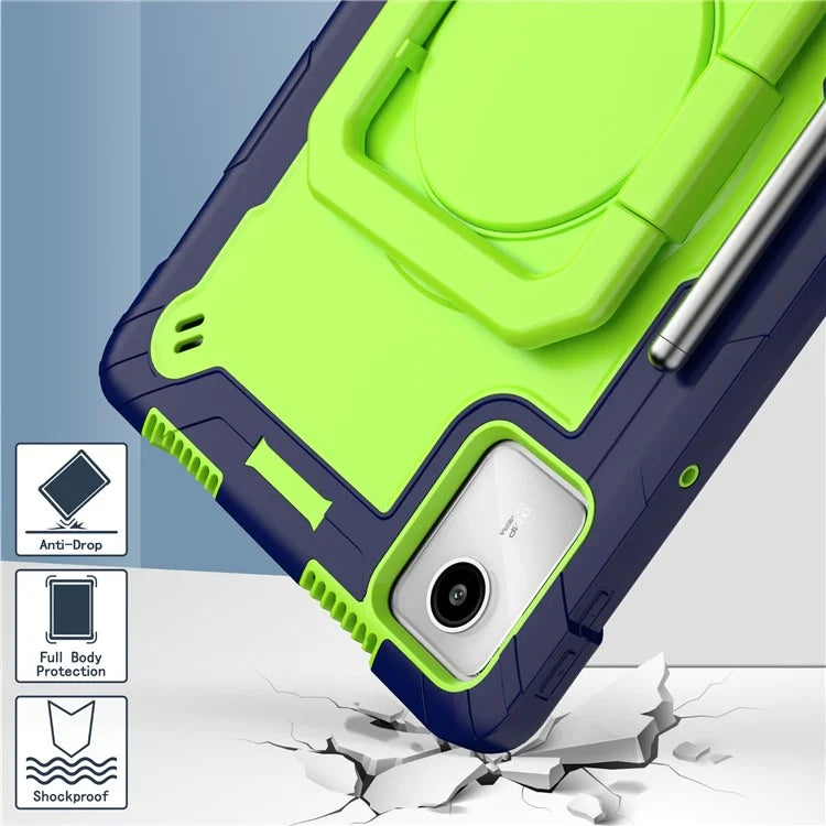 For Lenovo Tab M11 / Xiaoxin Pad 11 2024 Case Protective Kickstand Tablet Cover with Shoulder Strap