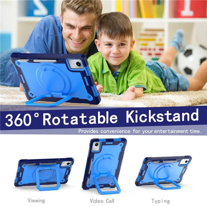 For Lenovo Tab M11 / Xiaoxin Pad 11 2024 Case Protective Kickstand Tablet Cover with Shoulder Strap