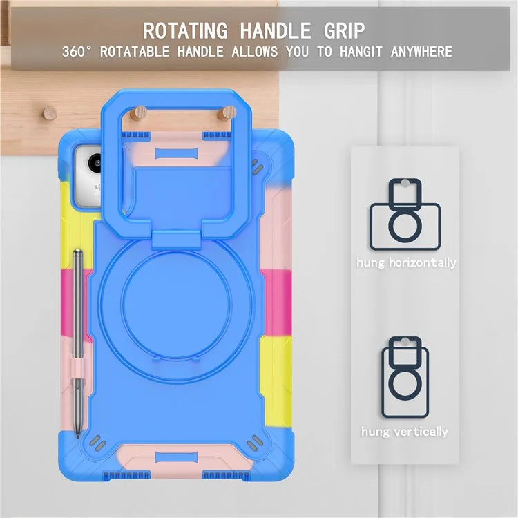 For Lenovo Tab M11 / Xiaoxin Pad 11 2024 Case Protective Kickstand Tablet Cover with Shoulder Strap