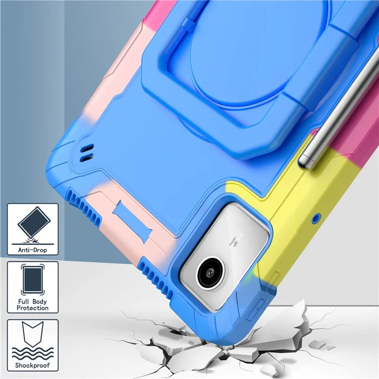 For Lenovo Tab M11 / Xiaoxin Pad 11 2024 Case Protective Kickstand Tablet Cover with Shoulder Strap