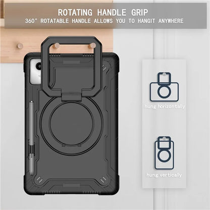 For Lenovo Tab M11 / Xiaoxin Pad 11 2024 Case Protective Kickstand Tablet Cover with Shoulder Strap