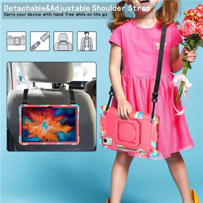 For Lenovo Tab M11 / Xiaoxin Pad 11 2024 Case Protective Kickstand Tablet Cover with Shoulder Strap