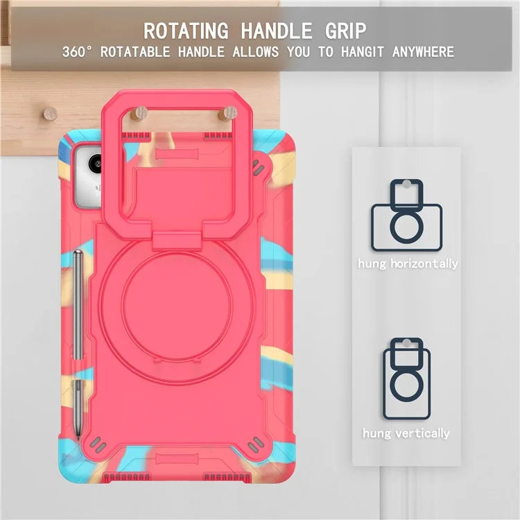 For Lenovo Tab M11 / Xiaoxin Pad 11 2024 Case Protective Kickstand Tablet Cover with Shoulder Strap