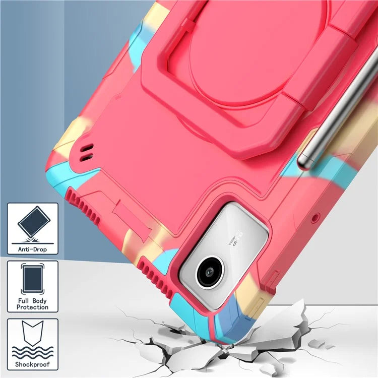 For Lenovo Tab M11 / Xiaoxin Pad 11 2024 Case Protective Kickstand Tablet Cover with Shoulder Strap