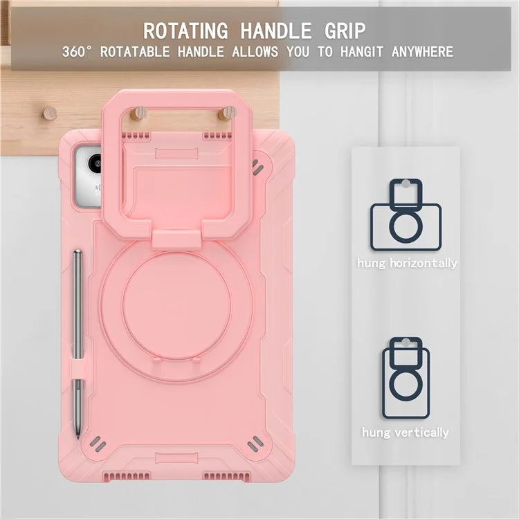 For Lenovo Tab M11 / Xiaoxin Pad 11 2024 Case Protective Kickstand Tablet Cover with Shoulder Strap