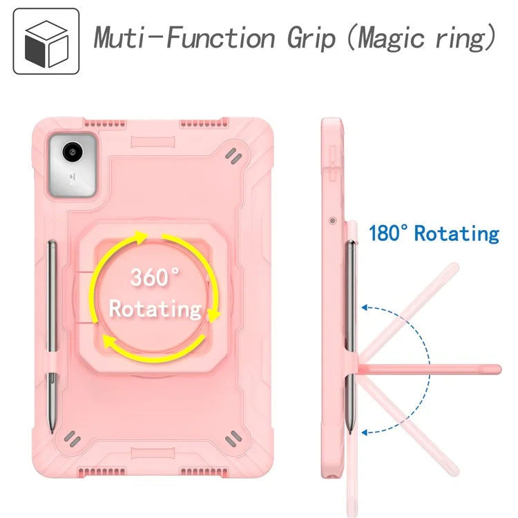 For Lenovo Tab M11 / Xiaoxin Pad 11 2024 Case Protective Kickstand Tablet Cover with Shoulder Strap