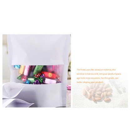 MX-007 100PCS 26C Thickness Bakery Bags 23x34+10CM Kraft Paper Bags (No FDA, BPA-Free)