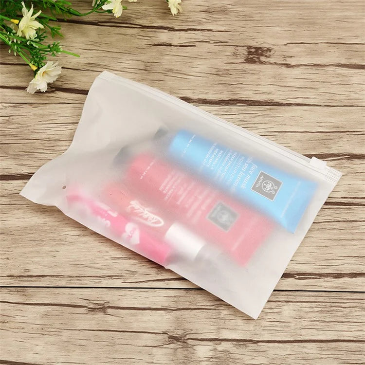 MX-063 100Pcs 35x45cm Storage Bags 16C Thick EVA Waterproof Zip Lock Pouches
