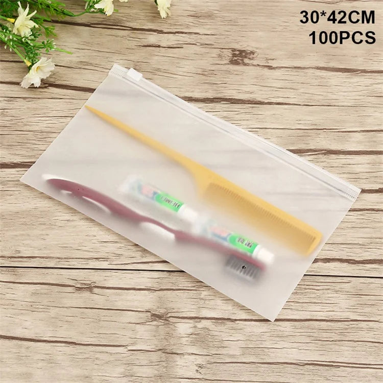 MX-063 100Pcs 30x42cm Packaging Bags 16C Thickness EVA Sealing Storage Pouches