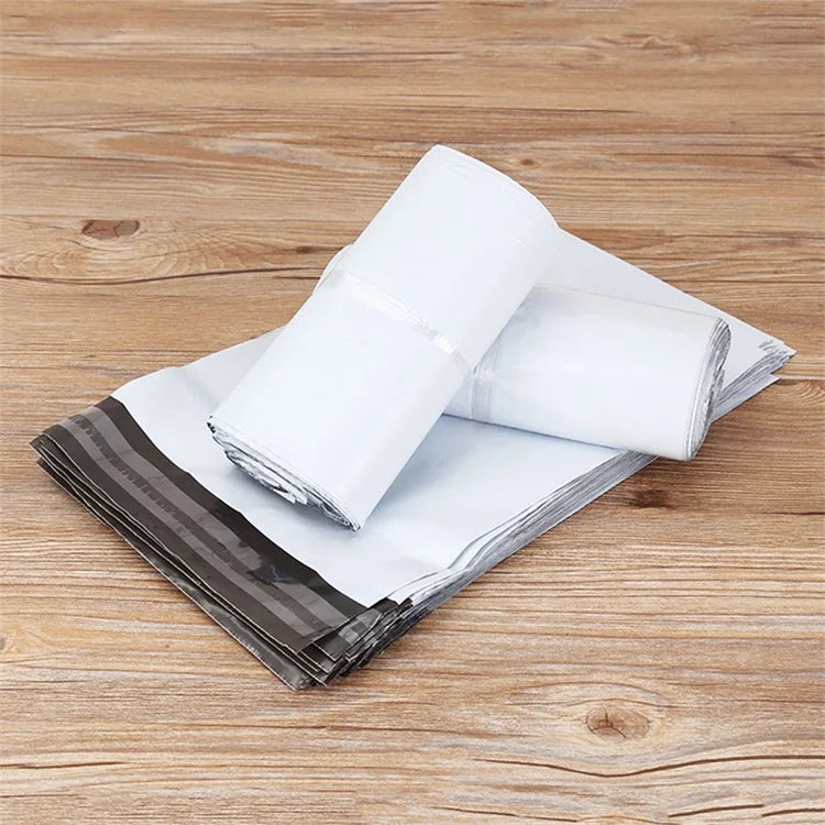 MX-060 100Pcs 32x45cm+4cm Mailing Postal Bags 11C Self-Seal Closure PE+PO Mailers Envelopes