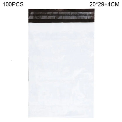 MX-060 100Pcs 20x29+4cm Shipping Bags Adhesive Strip Mailing Bags 11C Thickness