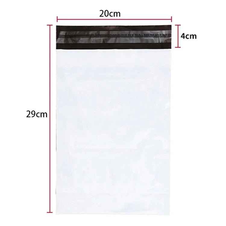 MX-060 100Pcs 20x29+4cm Shipping Bags Adhesive Strip Mailing Bags 11C Thickness