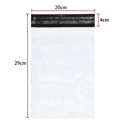 MX-060 100Pcs 20x29+4cm Shipping Bags Adhesive Strip Mailing Bags 11C Thickness