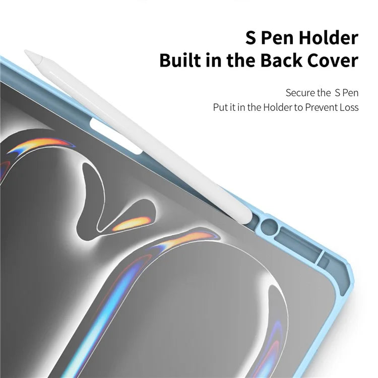 DUX DUCIS TOBY Series For iPad Pro 13 (2024) Case Auto Wake / Sleep PU Leather Tri-fold Stand Tablet Cover