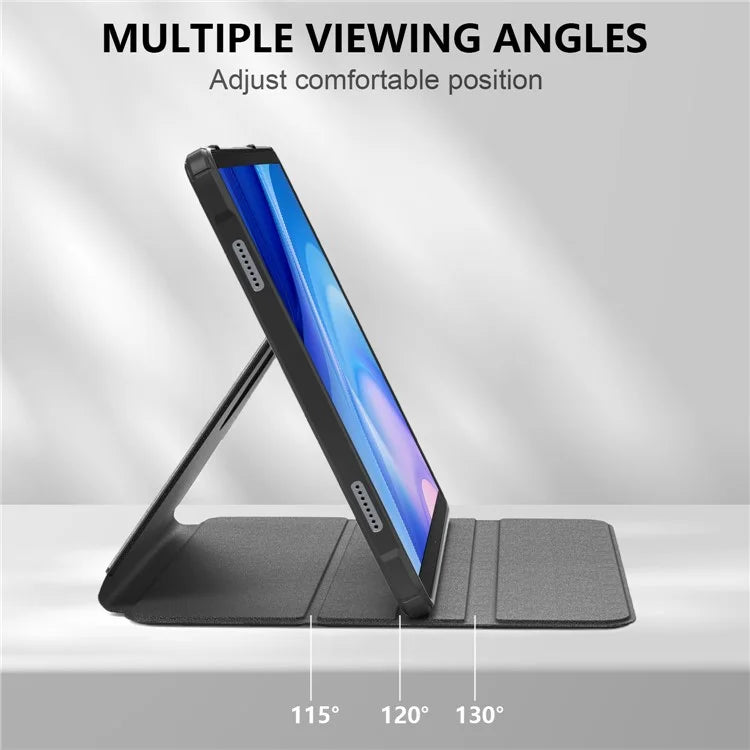 For Samsung Galaxy Tab A9+ SM-X210 SM-X216 SM-X218 Case PU Leather+Acrylic+TPU Tablet Stand Cover