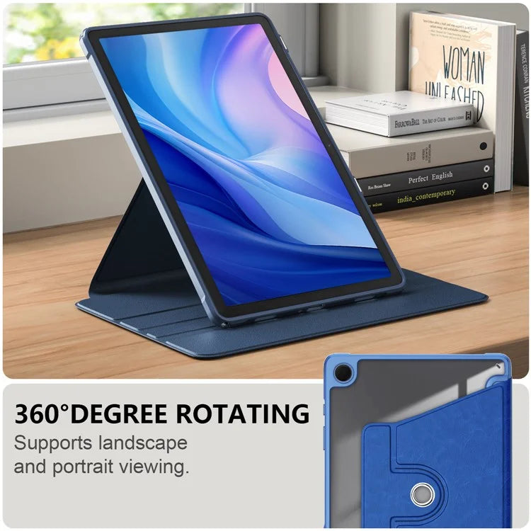 For Samsung Galaxy Tab A9+ SM-X210 SM-X216 SM-X218 Case PU Leather+Acrylic+TPU Tablet Stand Cover