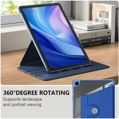 For Samsung Galaxy Tab A9+ SM-X210 SM-X216 SM-X218 Case PU Leather+Acrylic+TPU Tablet Stand Cover