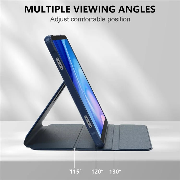 For Samsung Galaxy Tab A9+ SM-X210 SM-X216 SM-X218 Case PU Leather+Acrylic+TPU Tablet Stand Cover