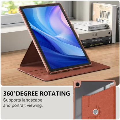 For Samsung Galaxy Tab A9+ SM-X210 SM-X216 SM-X218 Case PU Leather+Acrylic+TPU Tablet Stand Cover