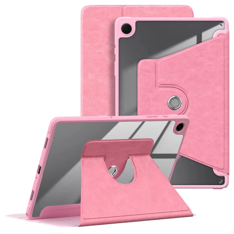 For Samsung Galaxy Tab A9+ SM-X210 SM-X216 SM-X218 Case PU Leather+Acrylic+TPU Tablet Stand Cover