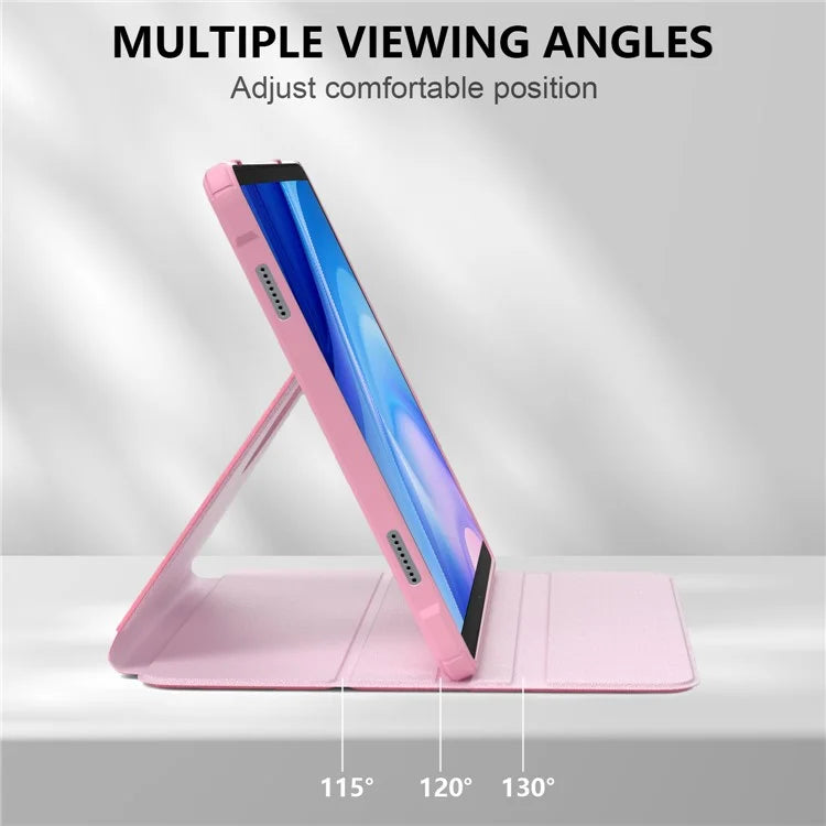 For Samsung Galaxy Tab A9+ SM-X210 SM-X216 SM-X218 Case PU Leather+Acrylic+TPU Tablet Stand Cover