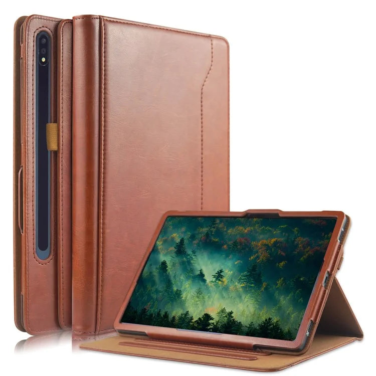 For Samsung Galaxy Tab S7 FE T736 / S7+ / S8+ / S9+ X810 / S9 FE+ X610 Case Rotating Stand Tablet Leather Cover