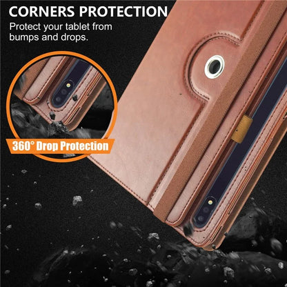 For Samsung Galaxy Tab S7 FE T736 / S7+ / S8+ / S9+ X810 / S9 FE+ X610 Case Rotating Stand Tablet Leather Cover