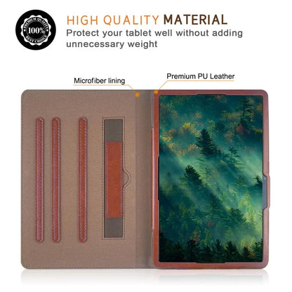 For Samsung Galaxy Tab S7 FE T736 / S7+ / S8+ / S9+ X810 / S9 FE+ X610 Case Rotating Stand Tablet Leather Cover