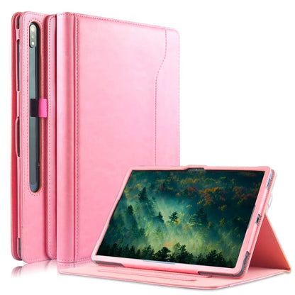 For Samsung Galaxy Tab S7 FE T736 / S7+ / S8+ / S9+ X810 / S9 FE+ X610 Case Rotating Stand Tablet Leather Cover