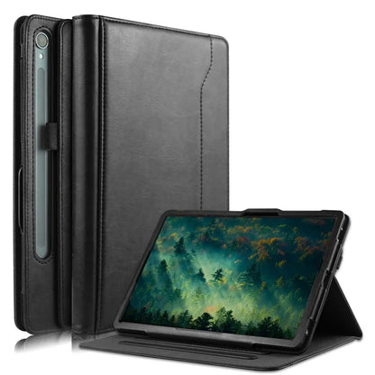 For Samsung Galaxy Tab S7 T870 T875 / Tab S8 / Tab S9 X710 / Tab S9 FE X510 Case Rotate Stand Leather Tablet Cover