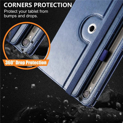 For Samsung Galaxy Tab S7 T870 T875 / Tab S8 / Tab S9 X710 / Tab S9 FE X510 Case Rotate Stand Leather Tablet Cover