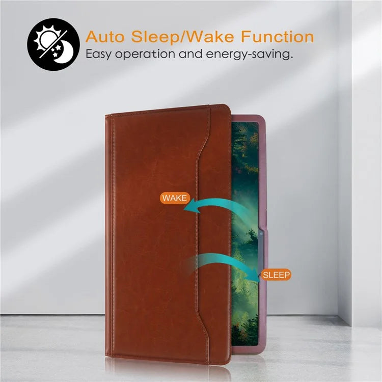 For Samsung Galaxy Tab S7 T870 T875 / Tab S8 / Tab S9 X710 / Tab S9 FE X510 Case Rotate Stand Leather Tablet Cover