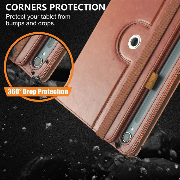 For Samsung Galaxy Tab S7 T870 T875 / Tab S8 / Tab S9 X710 / Tab S9 FE X510 Case Rotate Stand Leather Tablet Cover