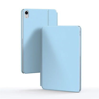For iPad 10.9 (2022) Leather Case with Magnetic Bluetooth Keyboard Precision Multi-Touch Trackpad
