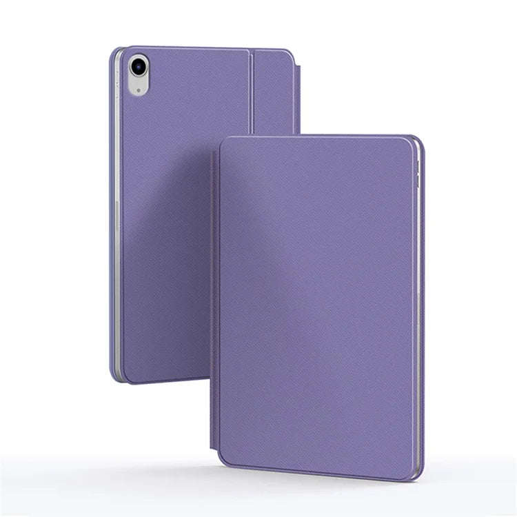 For iPad 10.9 (2022) Leather Case with Magnetic Bluetooth Keyboard Precision Multi-Touch Trackpad