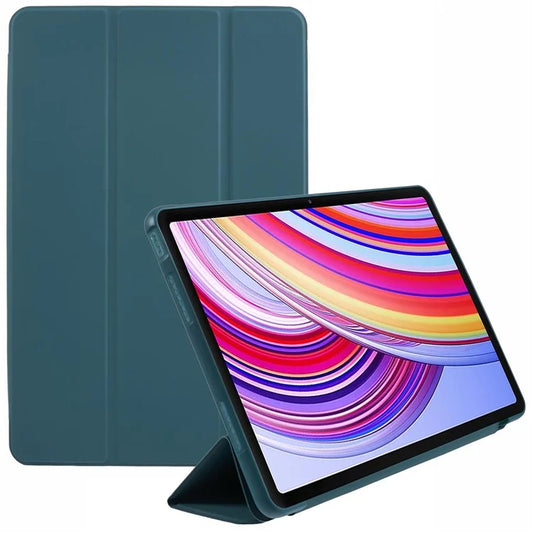 For Xiaomi Redmi Pad Pro / Redmi Pad Pro 5G / Poco Pad Case PU Leather+Silicone Tri-Fold Stand Pro / Poco Padtective Cover