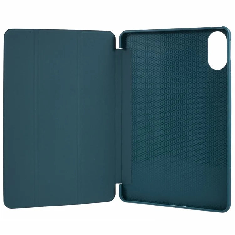 For Xiaomi Redmi Pad Pro / Redmi Pad Pro 5G / Poco Pad Case PU Leather+Silicone Tri-Fold Stand Pro / Poco Padtective Cover