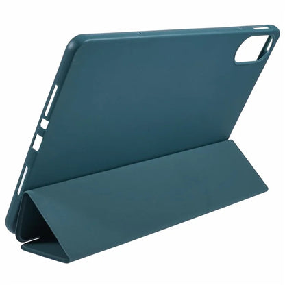 For Xiaomi Redmi Pad Pro / Redmi Pad Pro 5G / Poco Pad Case PU Leather+Silicone Tri-Fold Stand Pro / Poco Padtective Cover
