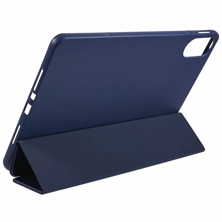 For Xiaomi Redmi Pad Pro / Redmi Pad Pro 5G / Poco Pad Case PU Leather+Silicone Tri-Fold Stand Pro / Poco Padtective Cover