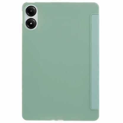 For Xiaomi Redmi Pad Pro / Redmi Pad Pro 5G / Poco Pad Case PU Leather+Silicone Tri-Fold Stand Pro / Poco Padtective Cover
