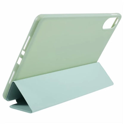 For Xiaomi Redmi Pad Pro / Redmi Pad Pro 5G / Poco Pad Case PU Leather+Silicone Tri-Fold Stand Pro / Poco Padtective Cover