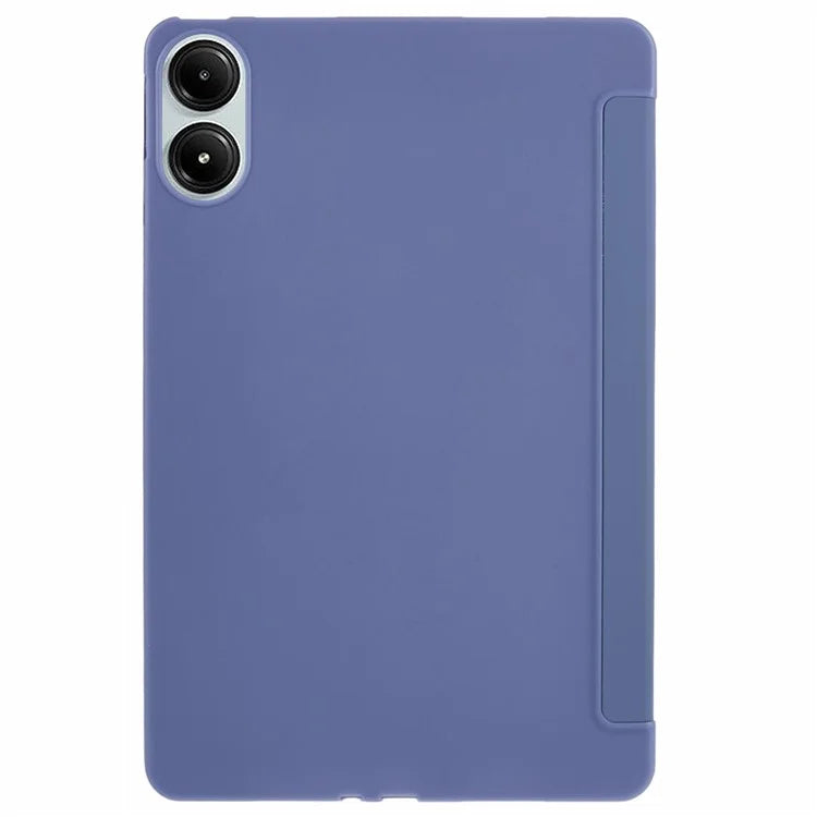 For Xiaomi Redmi Pad Pro / Redmi Pad Pro 5G / Poco Pad Case PU Leather+Silicone Tri-Fold Stand Pro / Poco Padtective Cover