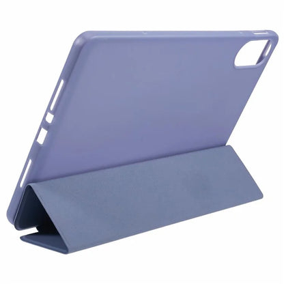 For Xiaomi Redmi Pad Pro / Redmi Pad Pro 5G / Poco Pad Case PU Leather+Silicone Tri-Fold Stand Pro / Poco Padtective Cover