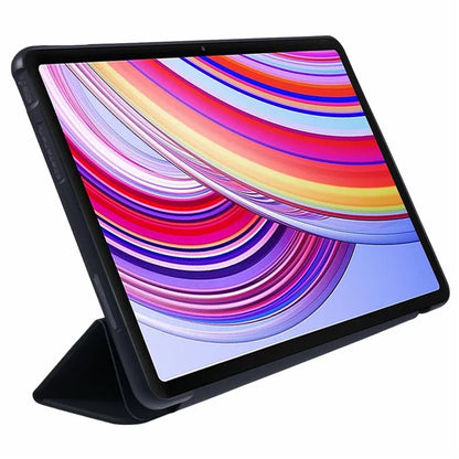 For Xiaomi Redmi Pad Pro / Redmi Pad Pro 5G / Poco Pad Case PU Leather+Silicone Tri-Fold Stand Pro / Poco Padtective Cover